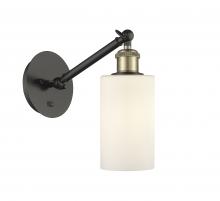 Innovations Lighting 317-1W-BAB-G801-LED - Clymer - 1 Light - 4 inch - Black Antique Brass - Adjustable Sconce
