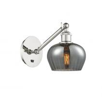 Innovations Lighting 317-1W-PN-G93-LED - Fenton - 1 Light - 7 inch - Polished Nickel - Adjustable Sconce