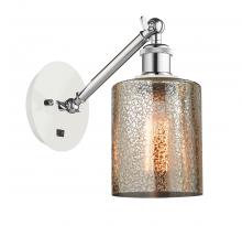 Innovations Lighting 317-1W-WPC-G116-LED - Cobbleskill - 1 Light - 5 inch - White Polished Chrome - Adjustable Sconce