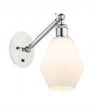 Innovations Lighting 317-1W-WPC-G651-6-LED - Cindyrella - 1 Light - 6 inch - White Polished Chrome - Adjustable Sconce
