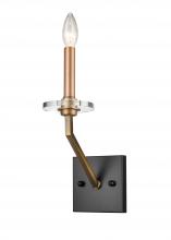 Innovations Lighting 331-1W-BBG-BB-C35-LED - Raleigh - 1 Light - 5 inch - Black Brushed Brass - Sconce