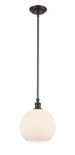 Innovations Lighting 341-1S-BK-G121-10-LED - Concord - 1 Light - 10 inch - Matte Black - Mini Pendant