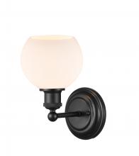 Innovations Lighting 341-1W-BK-G121-6-LED - Concord - 1 Light - 6 inch - Matte Black - Sconce