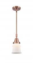 Innovations Lighting 447-1S-AC-G181S-LED - Canton - 1 Light - 7 inch - Antique Copper - Mini Pendant