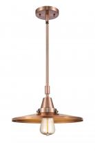 Innovations Lighting 447-1S-AC-MFR-AC-12-LED - Appalachian - 1 Light - 12 inch - Antique Copper - Mini Pendant