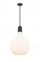 Innovations Lighting 492-1S-BK-G581-16-LED - Amherst - 1 Light - 16 inch - Matte Black - Stem hung - Pendant
