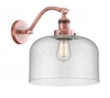 Innovations Lighting 515-1W-AC-G74-L - Bell - 1 Light - 12 inch - Antique Copper - Adjustable Sconce