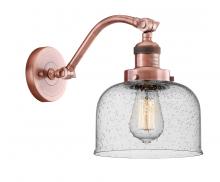 Innovations Lighting 515-1W-AC-G74-LED - Bell - 1 Light - 8 inch - Antique Copper - Adjustable Sconce