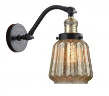 Innovations Lighting 515-1W-BAB-G146-LED - Chatham - 1 Light - 7 inch - Black Antique Brass - Adjustable Sconce