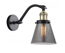 Innovations Lighting 515-1W-BAB-G63-LED - Cone - 1 Light - 7 inch - Black Antique Brass - Adjustable Sconce