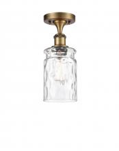 Innovations Lighting 516-1C-BB-G352-LED - Candor - 1 Light - 5 inch - Brushed Brass - Semi-Flush Mount