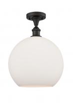 Innovations Lighting 516-1C-OB-G121-12-LED - Athens - 1 Light - 12 inch - Oil Rubbed Bronze - Semi-Flush Mount