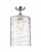 Innovations Lighting 516-1C-PN-G1113-L-LED - Cobbleskill - 1 Light - 9 inch - Polished Nickel - Semi-Flush Mount