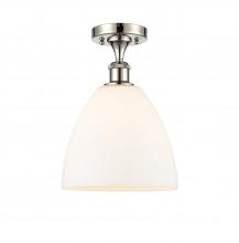 Innovations Lighting 516-1C-PN-GBD-91-LED - Bristol - 1 Light - 9 inch - Polished Nickel - Semi-Flush Mount