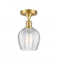 Innovations Lighting 516-1C-SG-G462-6-LED - Norfolk - 1 Light - 6 inch - Satin Gold - Semi-Flush Mount