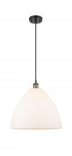 Innovations Lighting 516-1P-BAB-GBD-161-LED - Bristol - 1 Light - 16 inch - Black Antique Brass - Cord hung - Pendant