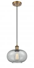 Innovations Lighting 516-1P-BB-G247-LED - Gorham - 1 Light - 10 inch - Brushed Brass - Cord hung - Mini Pendant