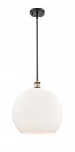 Innovations Lighting 516-1S-BAB-G121-14-LED - Athens - 1 Light - 14 inch - Black Antique Brass - Pendant