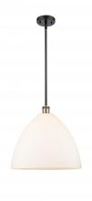 Innovations Lighting 516-1S-BAB-GBD-161-LED - Bristol - 1 Light - 16 inch - Black Antique Brass - Pendant