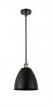 Innovations Lighting 516-1S-BAB-MBD-9-BK-LED - Bristol - 1 Light - 9 inch - Black Antique Brass - Pendant