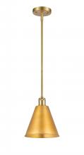 Innovations Lighting 516-1S-SG-MBC-8-SG-LED - Berkshire - 1 Light - 8 inch - Satin Gold - Pendant