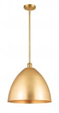 Innovations Lighting 516-1S-SG-MBD-16-SG-LED - Bristol - 1 Light - 16 inch - Satin Gold - Pendant