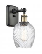 Innovations Lighting 516-1W-BAB-G292-LED - Salina - 1 Light - 6 inch - Black Antique Brass - Sconce