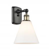 Innovations Lighting 516-1W-BAB-GBC-81-LED - Berkshire - 1 Light - 8 inch - Black Antique Brass - Sconce