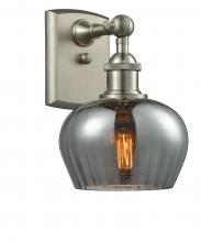 Innovations Lighting 516-1W-SN-G93-LED - Fenton - 1 Light - 7 inch - Brushed Satin Nickel - Sconce