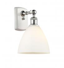 Innovations Lighting 516-1W-WPC-GBD-751-LED - Bristol - 1 Light - 8 inch - White Polished Chrome - Sconce