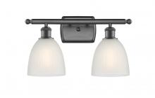 Innovations Lighting 516-2W-OB-G381-LED - Castile - 2 Light - 16 inch - Oil Rubbed Bronze - Bath Vanity Light