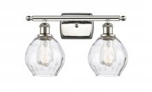 Innovations Lighting 516-2W-PN-G362-LED - Waverly - 2 Light - 16 inch - Polished Nickel - Bath Vanity Light