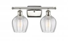 Innovations Lighting 516-2W-PN-G462-6-LED - Norfolk - 2 Light - 16 inch - Polished Nickel - Bath Vanity Light