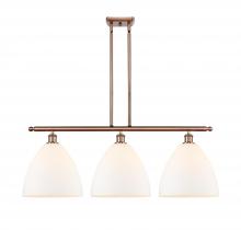 Innovations Lighting 516-3I-AC-GBD-121 - Bristol - 3 Light - 39 inch - Antique Copper - Cord hung - Island Light