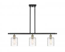 Innovations Lighting 516-3I-BAB-G1113-LED - Cobbleskill - 3 Light - 36 inch - Black Antique Brass - Cord hung - Island Light