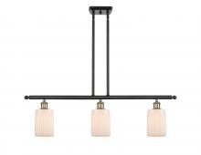 Innovations Lighting 516-3I-BAB-G341-LED - Hadley - 3 Light - 36 inch - Black Antique Brass - Cord hung - Island Light