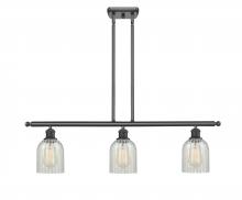 Innovations Lighting 516-3I-BK-G2511-LED - Caledonia - 3 Light - 36 inch - Matte Black - Cord hung - Island Light