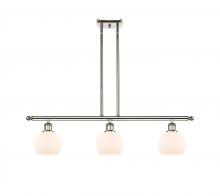 Innovations Lighting 516-3I-PN-G121-6-LED - Athens - 3 Light - 36 inch - Polished Nickel - Cord hung - Island Light