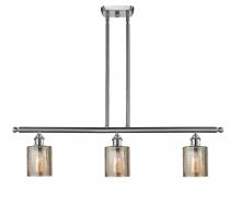 Innovations Lighting 516-3I-SN-G116-LED - Cobbleskill - 3 Light - 36 inch - Brushed Satin Nickel - Cord hung - Island Light