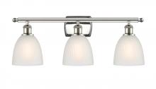 Innovations Lighting 516-3W-PN-G381-LED - Castile - 3 Light - 26 inch - Polished Nickel - Bath Vanity Light