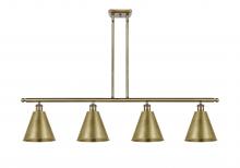Innovations Lighting 516-4I-AB-MBC-8-AB-LED - Berkshire - 4 Light - 48 inch - Antique Brass - Cord hung - Island Light