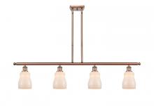Innovations Lighting 516-4I-AC-G391-LED - Ellery - 4 Light - 48 inch - Antique Copper - Cord hung - Island Light