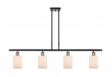 Innovations Lighting 516-4I-BAB-G341-LED - Hadley - 4 Light - 48 inch - Black Antique Brass - Cord hung - Island Light