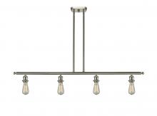 Innovations Lighting 516-4I-SN-LED - Bare Bulb - 4 Light - 48 inch - Brushed Satin Nickel - Cord hung - Island Light