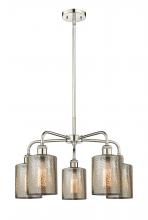 Innovations Lighting 516-5CR-PN-G116 - Cobbleskill - 5 Light - 23 inch - Polished Nickel - Chandelier
