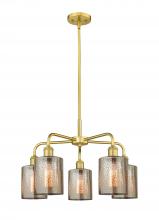 Innovations Lighting 516-5CR-SG-G116 - Cobbleskill - 5 Light - 23 inch - Satin Gold - Chandelier