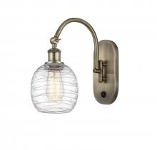 Innovations Lighting 518-1W-AB-G1013-LED - Belfast - 1 Light - 6 inch - Antique Brass - Adjustable Swing Arm
