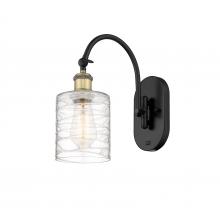Innovations Lighting 518-1W-BAB-G1113-LED - Cobbleskill - 1 Light - 5 inch - Black Antique Brass - Adjustable Swing Arm
