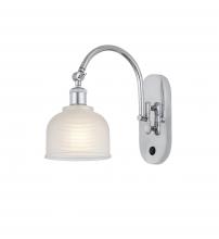 Innovations Lighting 518-1W-PC-G411-LED - Dayton - 1 Light - 6 inch - Polished Chrome - Adjustable Swing Arm