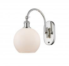 Innovations Lighting 518-1W-PN-G121-8-LED - Athens - 1 Light - 8 inch - Polished Nickel - Adjustable Swing Arm